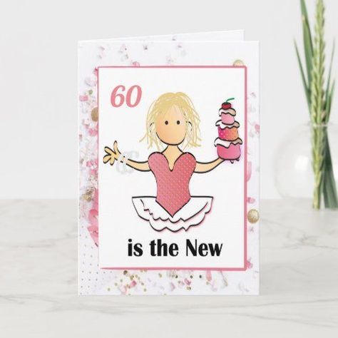 $4.17 | 60th Birthday Card for Her - Fabulous and Funny #60andfabulous #60thbirthdaycard #cardforher #femalewomenwoman #femininepinkcoral #sweetcompliment #bestfriendmommothergrandma #grandmothersisteraunt #funny #moderncartoon Humorous Birthday Cards, 70 And Fabulous, Grandmas Birthday Party, 50th Birthday Card, 80th Birthday Cards, 70th Birthday Card, Turning 50, Birthday Card For Her, 60th Birthday Cards