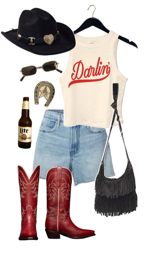 #country #concert #outfit #fashion #rodeo 90s Country Concert Outfit, Kelsea Ballerini Concert Outfit, Doobie Brothers Concert Outfit, Red Dirt Concert Outfit, Willie Nelson Concert Outfit, Chappel Roan Concert Outfit, Jon Pardi Concert Outfit, Stapleton Concert Outfit, Rock The South Concert Outfit