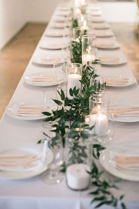 Elegant Wedding Jewelry, Feasting Table, Wedding Candles Table, Elegant Wedding Centerpiece, Rustic Wedding Decorations, Candle Wedding Centerpieces, Elegant Wedding Reception, Simple Elegant Wedding, Wedding Floral Centerpieces