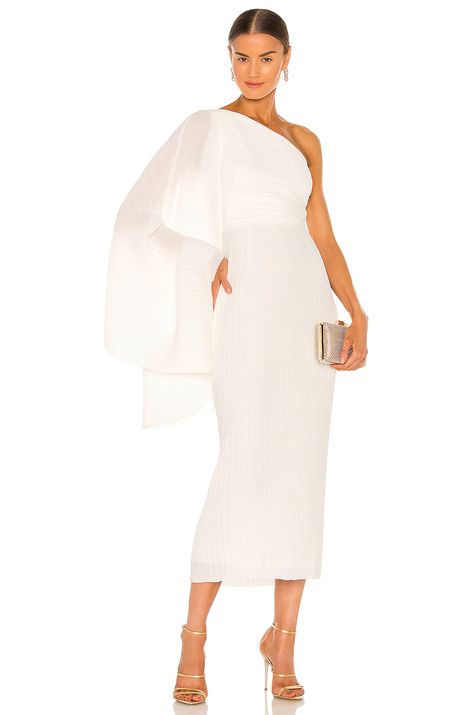 What to Wear to Your Rehearsal Dinner for the Bride to Be - JetsetChristina Midi Dress In Winter, Rehearsal Dinner Dress For Bride, Dress In Winter, White Rehearsal Dinner Dress, Rehearsal Dinner Dress, Sleek Jumpsuit, Dress For Bride, Solace London, Rehearsal Dinner Dresses