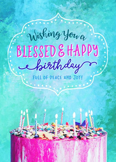 Religious Birthday, Wishing you a Blessed & Happy Birthday card Happy 30th Birthday Blessings, Happy Birthday Wishes Blessings, Happy Blessed Birthday Wishes, Happy Blessed Birthday Sister, Belated Birthday Blessings, Happy Birthday Inspirational Woman, Happy Birthday Dayspring, Religious Happy Birthday Wishes, Religious Birthday Wishes For Women