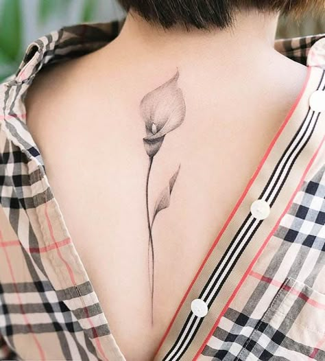 Lilly Tattoo, Botanical Tattoo Design, Lily Tattoos, Lillies Tattoo, Spine Tattoos For Women, Lily Tattoo, Botanical Tattoo, Spine Tattoo, Back Tattoo Women