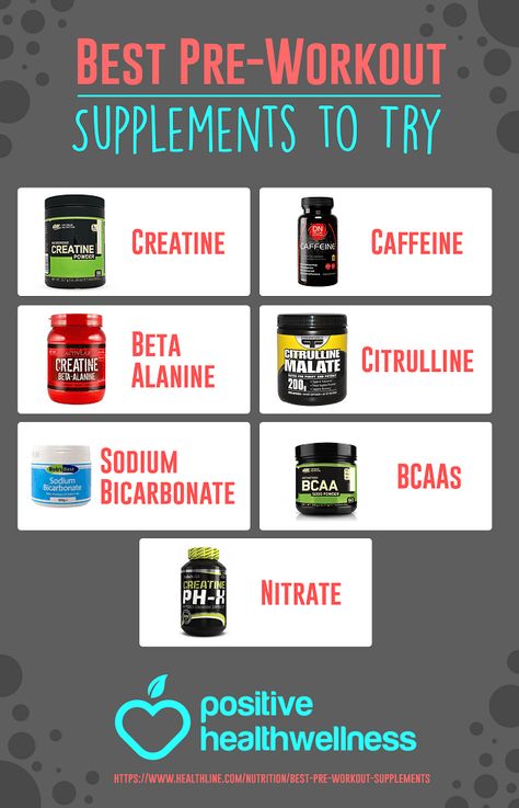 The 7 Best Pre-Workout Supplements To Try – Positive Health Wellness Infographic Gym Knowledge, Wellness Infographic, Best Pre Workout Supplement, Fitness Infographic, Workout Drinks, Weight Gain Supplements, Gym Supplements, Balance Hormones, Health Podcast