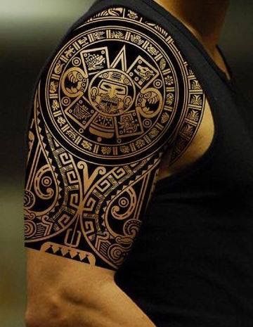 Mens Side Tattoos, Aztec Tattoos Sleeve, Azteca Tattoo, Mayan Tattoos, Aztec Tattoos, Mexican Tattoo, Aztec Tattoo Designs, Finger Tattoo For Women, Dragon Sleeve Tattoos