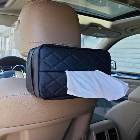 - Holds 120 Standard Tissue
- Leather PU Tissues Box Cover for Car Backseat 
- Extra Large Rectangle Napkin Holder Soft Rectangular
- Fits for Kleenex tissues, 
- For Storage & Organization 
- Color: (Black) Car Tissue Holder, Kleenex Tissues, Backseat Organizer, Console Organization, Tissue Box Holder, Tissue Holder, Container Organization, Tissue Box Covers, Napkin Holder