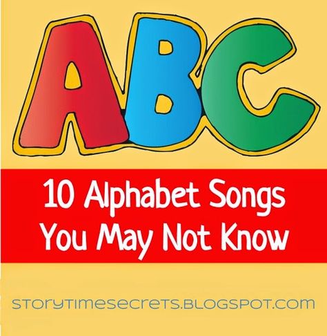 Story Time Secrets: 10 Alphabet Songs You May Not Know Young Toddler Activities, Storytime Themes, Toddler Themes, Songs For Toddlers, Infant Room, Flannel Boards, Early Literacy Activities, Phonics Song, Preschool Alphabet