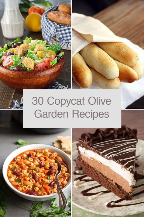 Chicken Margarita, Olive Garden Stuffed Mushrooms, Olive Garden Minestrone Soup, Olive Garden Chicken Gnocchi, Chicken Alfredo Recipe, Homemade Breadsticks, Olive Garden Alfredo Sauce, Copycat Recipes Olive Garden, Olive Garden Salad