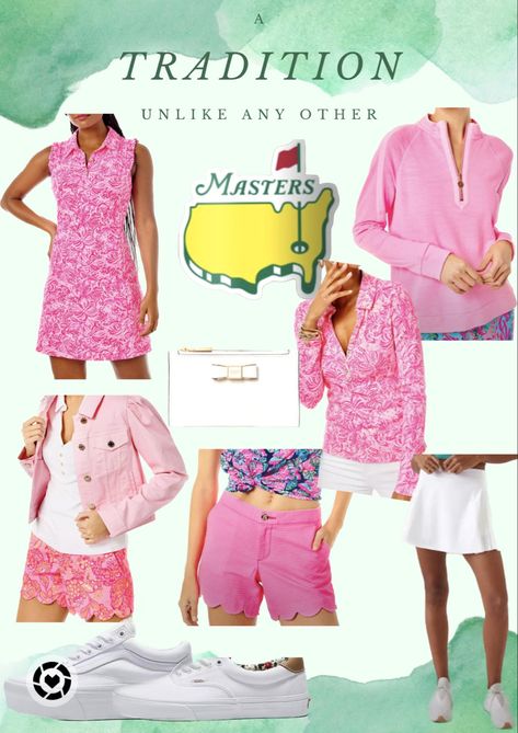 What should you wear to The Masters? ⛳️ #Mastersoutfit #womensgolfoutfit #golfattire #countryclub #TheMasters #Masters #golf #preppy masters outfit golf skort Lilly Pulitzer Augusta azalea 🌺 Follow my shop @marisahunter on the @shop.LTK app to shop this post and get my exclusive app-only content! #liketkit #LTKshoecrush @shop.ltk https://liketk.it/450NZ Women’s Masters Outfit, Masters Outfit Women Spectator, Masters Golf Outfits Women Spectator, Masters Party Outfit, What To Wear To The Masters Golf, Masters Tournament Outfit Women, The Masters Outfit Women, Masters Outfit Women, Masters Golf Outfit Woman