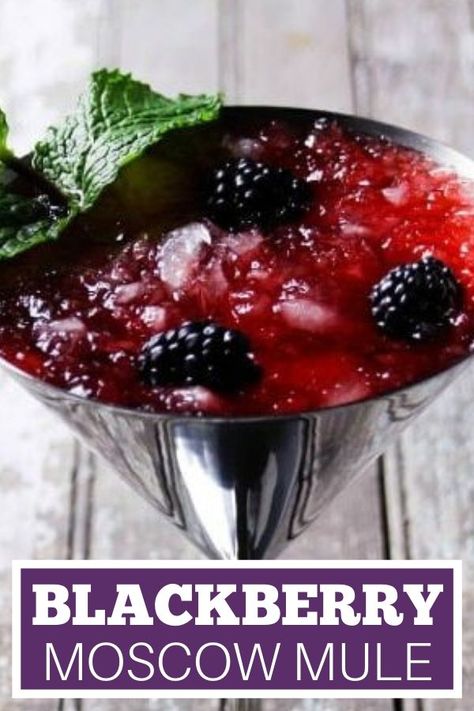 This delicious blackberry cocktail is like a blackberry Moscow Mule and blackberry martini rolled into one! Gin, ginger beer and more combine to make this easy gin drink! Come get this blackberry drink recipe now! #blackberrydrinkrecipes #blackberrymoscowmule #blackberrycocktail Boat Recipes, Blackberry Cocktail, Blackberry Margarita, Tasty Cocktails, Special Drinks, Mule Recipe, Lime Margarita, Cocktail Ideas, Summer Cocktail Recipes