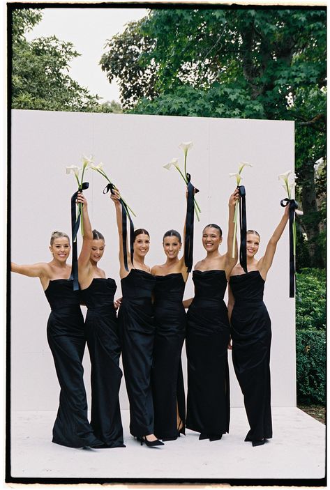 PHOTOGRAPHER | Sebastian Paynter Editorial Background, Wedding Party Aesthetic, Kirby Wedding, Aesthetic Shots, Bridesmaids Ideas, Anti Bride, Bridal Party Attire, Dress Code Wedding, Black Bridesmaids