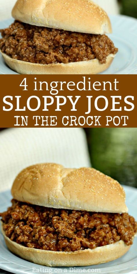 Sloppy Joe Recipe Crock Pot, Crock Pot Sloppy Joes, Crock Pot Recipe, Sloppy Joes Recipe, Slow Cooker Recipe, Crockpot Dishes, Sloppy Joe, Crock Pot Slow Cooker, Crockpot Recipes Slow Cooker