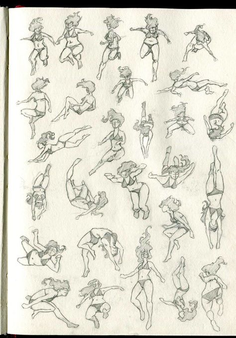 Swim Reference Pose, Swim Reference, Swimming Up Reference, Exercise Pose Reference, Diving Pose Reference, Swimming Poses Reference Drawing, Swimming Art Reference, Swimming Reference Drawing, Diving Pose Reference Drawing