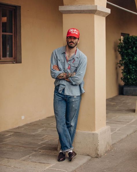 Americana Fashion Men, Summer In La, G Eazy Style, Americana Outfits, Interview Suits, Hipster Summer, Levis Vintage, Hipster Man