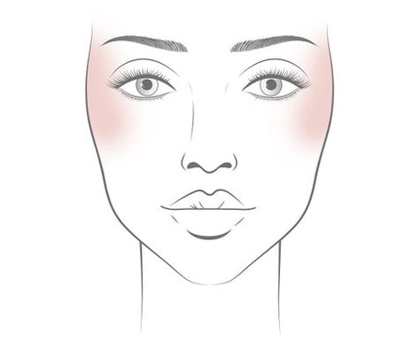 Blush Placement to Change Your Face Shape – Makeup Geek Blush Placement Face Shapes, Face Shape Makeup, Blush Placement, Glow Up Board, Blush Application, High Cheekbones, Makeup Class, Blush On, Cute Makeup Looks