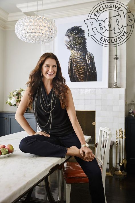 Brooke Shields' New York City Townhouse: See Inside New York City Townhouse, Simple Abundance, City Townhouse, Lauren Bushnell, Chris Lane, New York Townhouse, Brooke Shields, Elegant Sets, Star Style