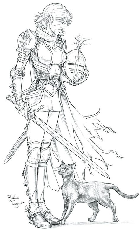 Alanna Of Trebond, Song Of The Lioness, Tamora Pierce, Heroic Fantasy, Female Knight, Knight Art, Drawing Base, Drawing Poses, Character Portraits