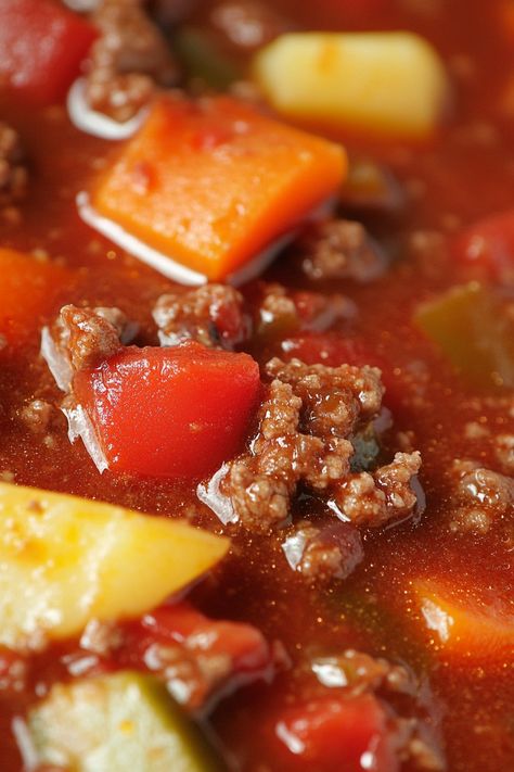 Healthy Pioneer Woman Hamburger Soup Recipe Hamburger Soup Pioneer Woman, Pioneer Woman Hamburger Soup, Soup Pioneer Woman, Hamburger Soup Recipe, Soup Lovers, Hamburger Soup, Parsley Potatoes, Beef Chuck, Beef Stock