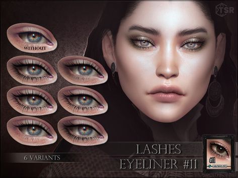 Sims Cc Makeup, 2d Lashes, Sims 4 Cc Eyes, Sims 4 Traits, Sims 4 Cas Mods, Makeup Cc, Sims 4 Cc Makeup, Makeup Lashes, Custom Eyes