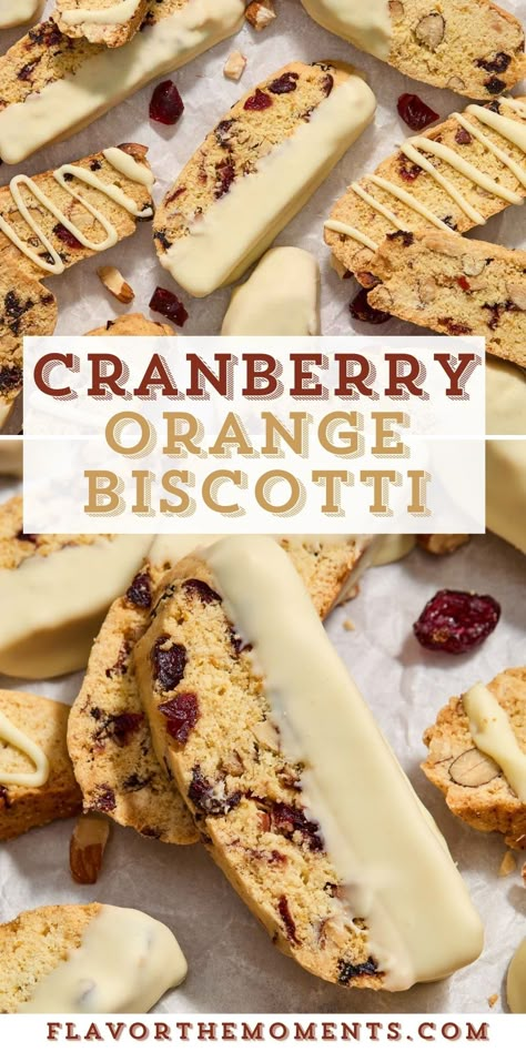 Cranberry Orange Biscotti Biscotti Orange Cranberry, Cranberry Walnut Biscotti, White Chocolate Cranberry Biscotti, Chocolate Orange Shortbread Cookies, How To Zest An Orange, Cranberry Orange Pistachio Biscotti, Cranberry Orange Biscotti Recipe Easy, Orange Cranberry Biscotti Recipe, Cranberry Orange Sugar Cookies