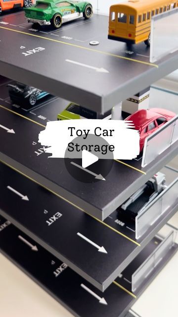 Melissa Kate on Instagram: "Comment CARS for a link! FOLLOW to make sure the link comes through ✅  Sharing the viral parking garage because it's ON SALE 🎉 We just love this one as it can fit in IKEA Kallax cube storage. There are four wooden levels and it doubles as play and storage. Perfect for 1/64 cars like Hot Wheels and Matchbox.   If you're new here, hi I'm Melissa - a mom of two boys 👋 Follow @bymelissakate to make sure the DM comes through and you'll get to stay updated on all our fun activities and finds ✨🎉  #newfinds #amazon #founditonamazon #amazonfinds#toyvideos #amazonmusthaves #satisfying #asmr#amazonfavorites #kids #monstertrucks#toysofinstagram #kidsactivities #toddlermom#hotwheels #matchbox #toddleractivity #toddlerplay#boymom #toddlergiftideas #cars #momtips #toddler#k Hot Wheel Storage For Toddlers, Hot Wheels Parking Garage, Diy Toy Car Storage, Hotwheels Storage, Hot Wheels Storage Ideas, Cube Car, Diy Toys Car, Hot Wheels Storage, Ikea Toy Storage