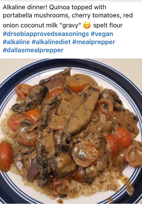 Alkaline Slow Cooker Recipes, Raw Alkaline Diet, Alkaline Dinner Recipes, Alkaline Dinner, Mushroom Meat, Dr Sebi Recipes Alkaline Diet, Dr Sebi Recipes, Dr Sebi Alkaline Food, Vegan Soul Food