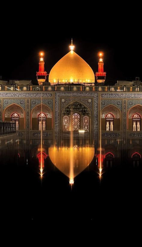 Karbla Images, Imam Hussain Shrine Aesthetic, Imam Ali Shrine, Karbala Landscape, Imam Hussain In Karbala, Ali Bin Abi Thalib Art, Karbala Photos, Khwaja Ji Pic, Ali Asghar A.s Karbala Video