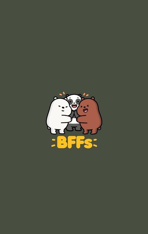 Cute Wallpapers For Android, Cute Owls Wallpaper, We Bare Bears Wallpapers, Cute Bear Drawings, Cute Panda Wallpaper, Cute Images With Quotes, Cute Pastel Wallpaper, Cute Emoji Wallpaper, Good Cartoons