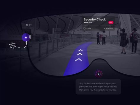 The Future of AR at the Airport Interactive Web Design, Car App, Mobile App Design Inspiration, Airport Design, Vr Experience, App Design Inspiration, Human Interaction, Marketing Communication, App Ui Design