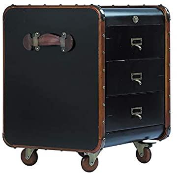 Authentic Models, Stateroom Drawers, Classic Century Drawer, Wheeled Trunks - Black and Honey Distressed French Finish Accent Chests, Small Nightstand, Accent Chests And Cabinets, Authentic Models, 3 Drawer Nightstand, Pack Light, Chests Of Drawers, Stylish Storage Solutions, Wood Nightstand