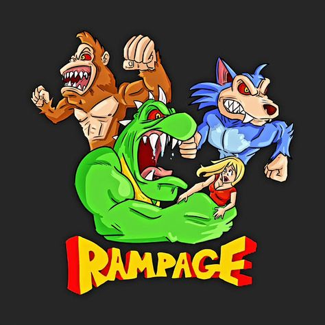 Rampage Game, Diy Arcade Cabinet, Diy Arcade, Ninja Gaiden, Arcade Cabinet, Childhood Games, Game Characters, Video Game Characters, Super Smash Bros