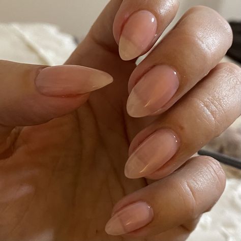 Fresh, Naked Mani. Jan. 2022 Naked Nails, Medium Nails, Nail Art, Prom, Nails, Beauty, Quick Saves, Nail Arts