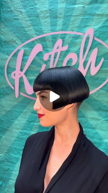 Creative Bob Hairstyles, Micro Bob With Bangs, Micro Bob Haircut, Haircut Movie, Really Short Bob, Box Bob, Micro Bob, Hair Stylist Tips, Short Haircut For Women