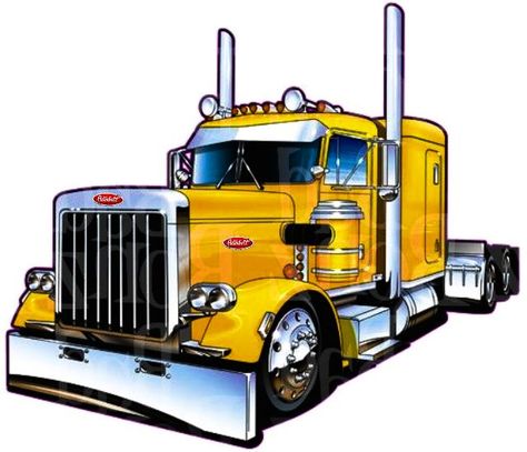 Truck Sketch, Beer Logo, Peterbilt Trucks, Truck Art, Chevy C10, Garage Tools, Big Rig, Car Drawings, Car Cartoon