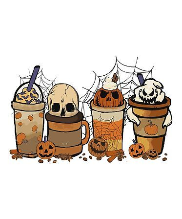 Cricket Time, Halloween Svgs, Tshirt Prints, Coffee Sublimation, Cricut Decals, Fall Stickers, Sublimation Shirts, Halloween Decals, Spiced Coffee