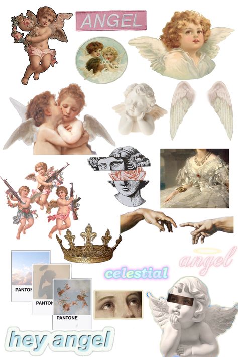 Angel Stickers Aesthetic, Wallpapers Coquette, Diy Iphone Case, Angel Aesthetic, Scrapbook Embellishments, Aesthetic Stickers, Valentine Crafts, Case Stickers, Scrapbook Stickers