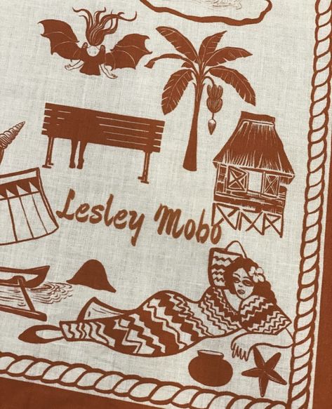 Lesley Mobo Ilustrations printed on Cotton Filipino Embroidery, Filipino Patterns, Skater Art, Filipino Art, Philippine Art, Philippines Culture, Motion Design Video, Design Video, Too Cool For School