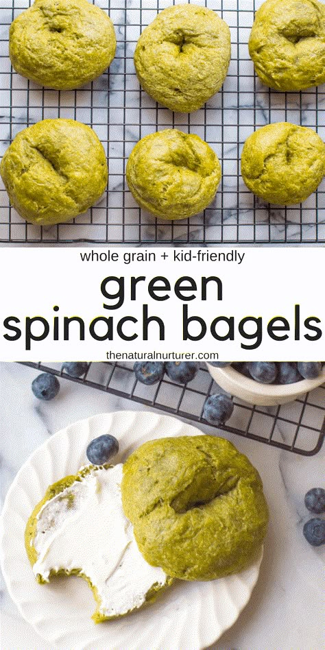 Spinach Bagel Recipe, Greens For Breakfast, Spinach Breakfast Recipes, Healthy Veggie Breakfast, Spinach Bagel, Healthy Bagel Recipe, Healthy Bagels, Healthy Savory Breakfast, Breakfast Veggies