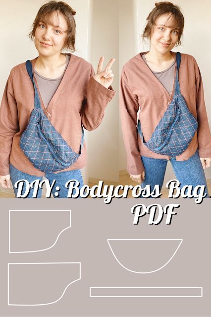 Bumbag Sewing Pattern Free, Waist Bag Sewing Pattern, Cross Body Sling Bag Pattern Free Sewing, Bum Bag Sewing Pattern, Bumbag Pattern Free, Hip Bag Pattern Free Sewing, Bum Bag Pattern Free, Cross Body Bag Pattern Free Sewing, Hip Bag Pattern Free