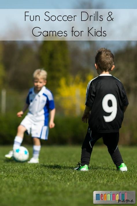 Coaching Kids Soccer, Fun Soccer Drills, Youth Soccer Drills, Coaching Youth Soccer, Soccer Coaching Drills, Toddler Soccer, Soccer Games For Kids, Soccer Practice Drills, Soccer Drills For Kids