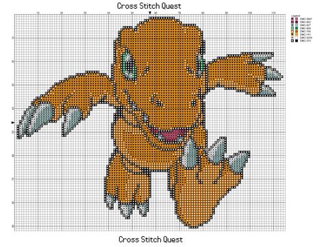 Digimon Cross Stitch, Pokemon Cross Stitch, Pixel Art Pattern, Bead Pattern, Cross Stitch Patterns Free, Perler Bead Patterns, Cross Stitching, Perler Bead, Plastic Canvas Patterns