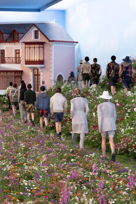 Garden Full Of Flowers, Dior Brand, Duncan Grant, Stephen Jones, Gardening Hat, Mystery Ranch, Vogue France, Collage Elements, Kim Jones