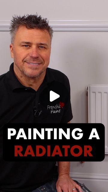 Painting A Radiator, Radiator Paint Ideas, Radiator Makeover, Painting Radiators, Spray Chalk, Painted Radiator, Frenchic Paint, Chalk Wall, Work Motivation