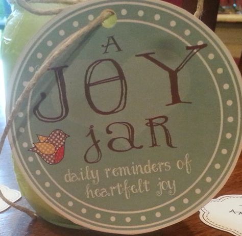 Joy Jar, Jar Tags, Jar Ideas, Easy Art Projects, Activity Days, Choose Joy, Quotes And Notes, Helping Children, Quiet Moments