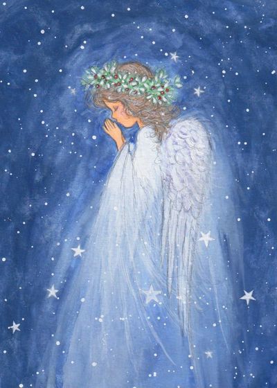 Annabel Spenceley | Advocate Art Angel Illustration, Angel Artwork, Angel Drawing, Angel Images, Christmas Card Art, Angel Painting, Animated Christmas, Angel Pictures, Guardian Angels