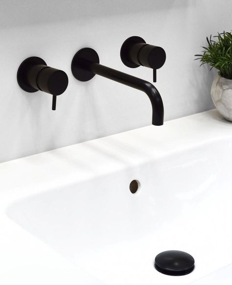 Aston Matthews, Black Bathroom Taps, Bathroom Faucets Waterfall, Shower Fittings, Single Handle Bathroom Faucet, Wall Mounted Basins, Single Hole Bathroom Faucet, Bathroom Taps, Bath Taps