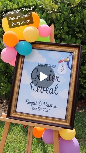 The Party People Professionals LLC on Instagram: "Do you want to take your event to the next level? 🎉🥳

We can create welcome signs, table signs, party favors, centerpieces, backdrops,& even Carl & Ellies house from Up! 🎈🏠

📞Contact us for all your custom event needs! 

#up #disneyupmovie #gendereveal #genderrevealideas #disneyup #eventdecor #partydecor #genderrevealdecor #upparty #carlandellie #disneypartyideas #genderrevealparty #genderrevealballoons #disney #upgenderreveal #southflorida #custompartydecor #custommade #smallbusiness" Up Gender Reveal Theme, Gender Reveal Disney, Up Gender Reveal, Disney Gender Reveal, Gender Reveal Theme, Gender Reveal Party Theme, Up Disney, Gender Reveal Themes, Gender Reveal Balloons