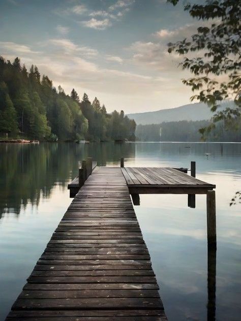 cpahlow Rainbow Waterfall, Lake Dock, Forest And Wildlife, Lush Forest, Sense Of Life, Mountain Photos, Body Of Water, Lake Landscape, Landscape Scenery