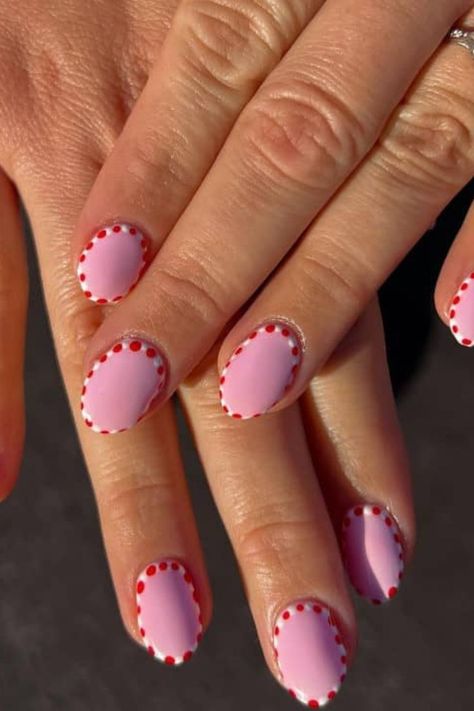 Pale Pink Nails, Red Christmas Nails, Pink Manicure, Summery Nails, Cute Gel Nails, Pink Nail Designs, Short Acrylic Nails Designs, I Love Nails, Festival Nails