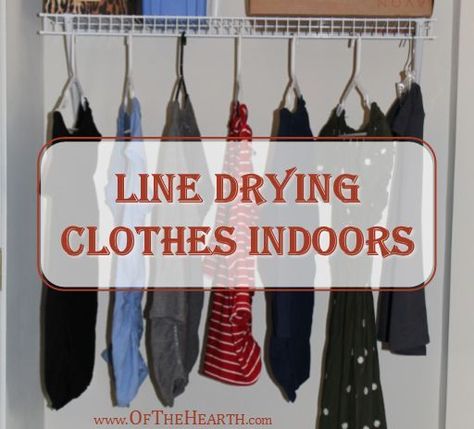 Ditch the dryer to save money on electricity and make your clothes last longer. Here are strategies to effectively line dry your clothes indoors. affordable clothing, cheap clothing, frugal clothing Diy Clothes Line, Drying Clothes Indoors, Line Drying Clothes, Indoor Clothes Lines, Clothesline Ideas, Clothesline Diy, Washing Lines, Factory Interior, Diy Clothes Rack