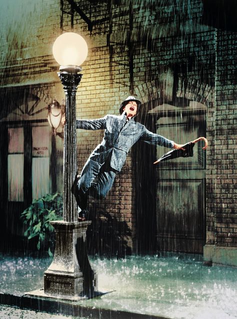 Outdoor Backdrops, Rain Dance, Downtown San Antonio, Dance Movies, Classic Comedies, Gene Kelly, Classic Movie Posters, Singing In The Rain, Dancing In The Rain